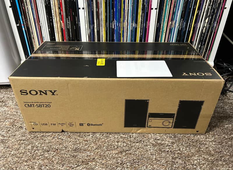 Sony CMT-SBT20 Micro Hi-Fi Home Audio System CD/USB/FM/Bluetooth BRAND NEW ✅ image 1