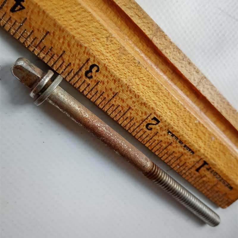 WFL/Ludwig 1+ 3 1/8" Tension T-Rod Snare Drum/Tom Nickel Plating Vintage 30s-40s image 1
