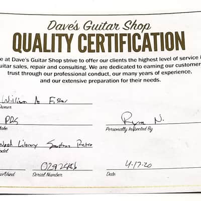 2020 PRS Santana Retro Wood Library Quilted Maple Top with Brazilian Fretboard & Rosewood Neck, Excellent Condition with OHSC & Paperwork! image 3