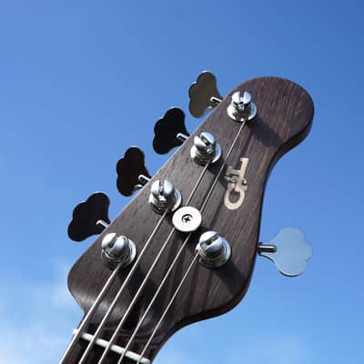 G&L USA Custom Shop Matador-V Monkey Pod 5-String Electric Bass Guitar w/ Black Tolex Case (2025) image 3
