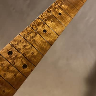 EXTREMELY RARE QUARTERSAWN ROASTED BIRDSEYE STRAT GUITAR NECK FITS FENDER & WARMOTH image 4