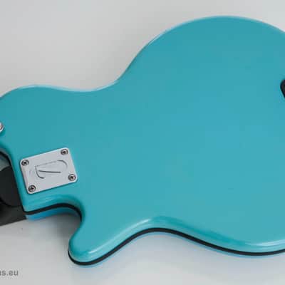 Italia Mondial Classic Bass, Italia blue, semi-hollow, Piezo Bridge , Resoglass top, made in Korea image 6