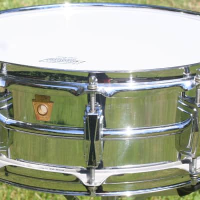 1966 Ludwig 5x14 Chrome Supraphonic 10-lug snare image 7