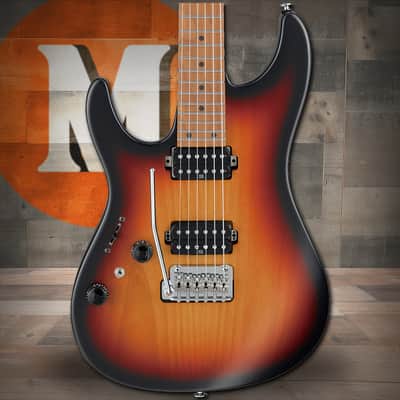 Ibanez AZ Prestige 6 String Electric Guitar w/Case - Tri Fade Burst Flat (AZ2402LTFF) image 1