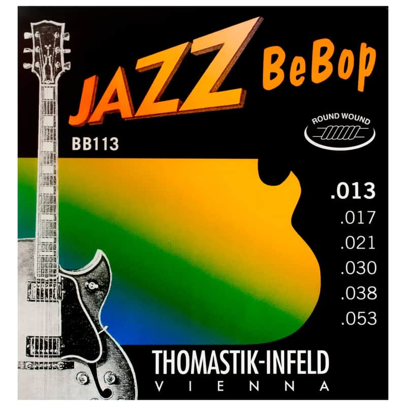 Thomastik-Infeld BB113 Jazz Bebop Round Wound Jazz Guitar Strings Medium Light (.013-.053) image 1