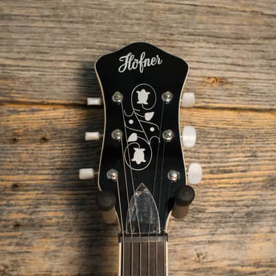 Hofner Ignition Violin Electric Guitar - Pearl White image 5