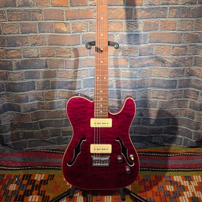 Ivy Thinline T-Style Semi-Hollow Burgundy image 1