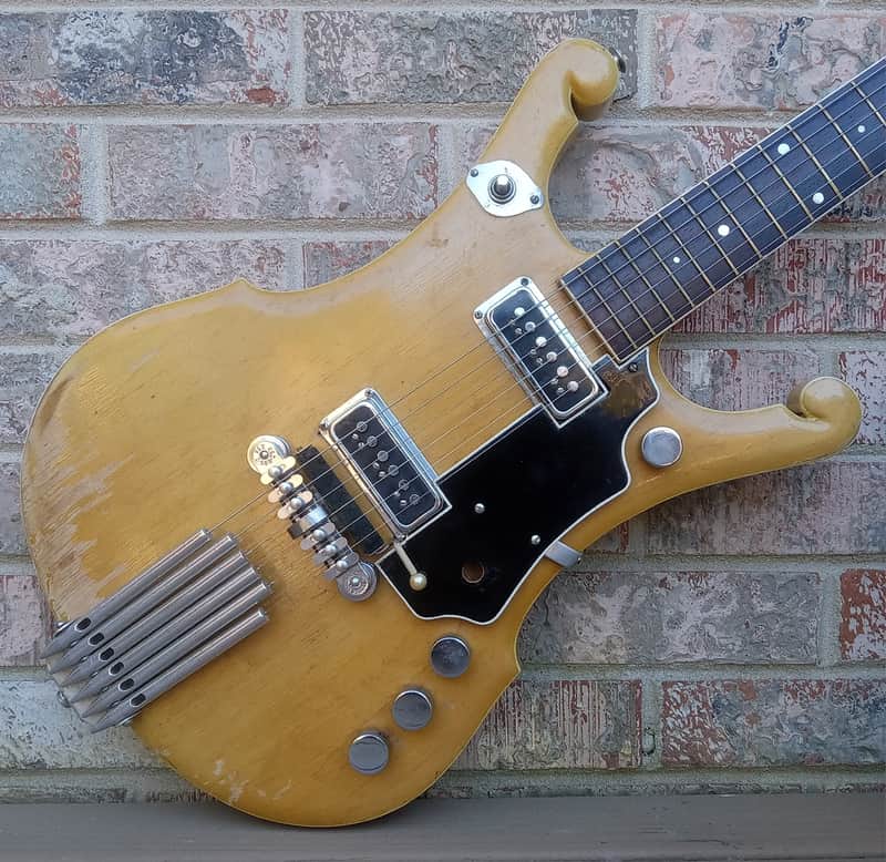 Circa 1953 Custom Built Melita Double Cut Electric Guitar! DeArmond Dynasonics, Grover Tuners! image 1