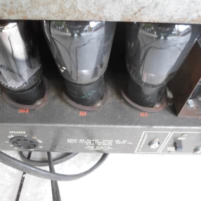 Knight Rare Vintage 1955 Dual 6L6 Tube PA Amplifier Serviced image 4
