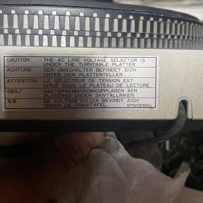 Vintage Technics SL-3D Direct Drive Automatic 1980’s - Silver image 4