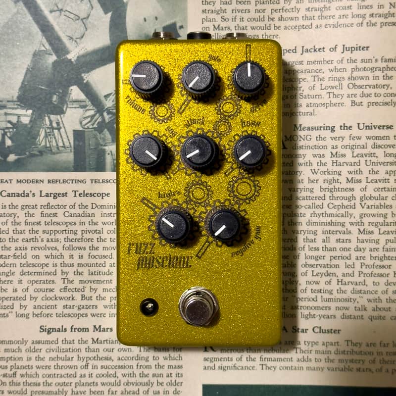 Hardware Fixations Fuzz Maschine (Highly Tweakable Germanium Fuzz Face) 2026 - Candy Gold Metallic image 1