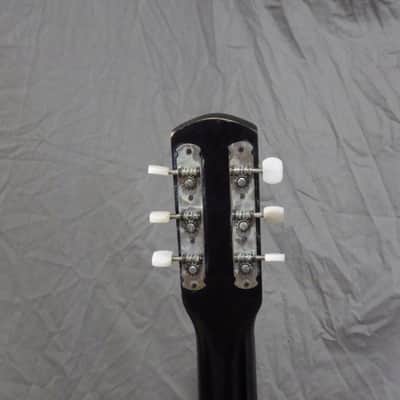 RARE "Domino"/Harmony Stella Parlor Guitar (1950s, 2-Tone Burst w/ Faux Flame) image 13