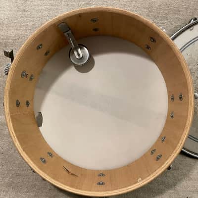 1960’s-1970’s Tempro 3 Piece Drum Kit Silver Sparkle Pearl Stencil Japan 20 / 14 / 12 image 21