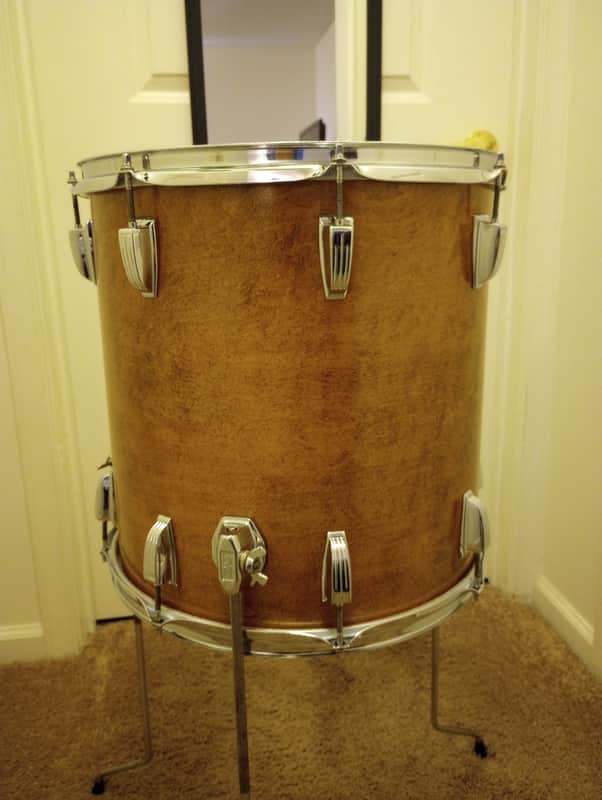 ludwig floor tom 16x16 78- 79, not completely sure - lacquer image 1