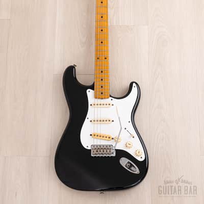 1983 Fender '57 Stratocaster JV ST57-85 Black w/ USA Fullerton Pickups, Japan MIJ Fujigen image 2