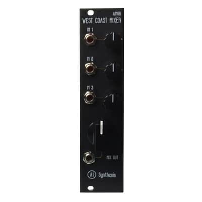 AI Synthesis AI106 West Coast Mixer Black Eurorack Module Kit image 1