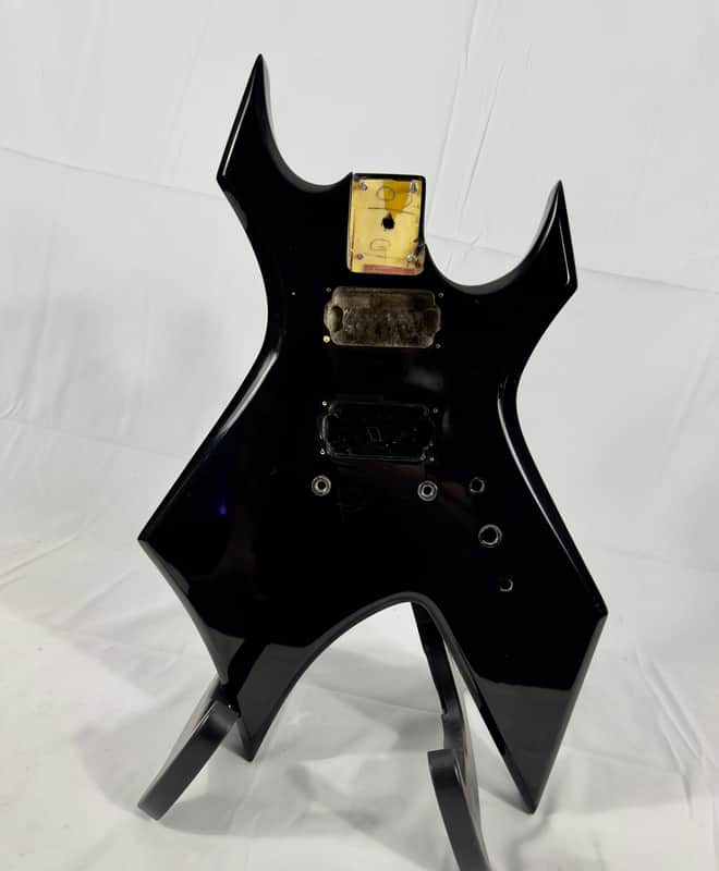 B.C. Rich Warlock Bronze Series Electric Guitar Body 2000’s - Black image 1