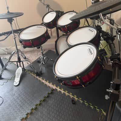Alesis Strike Pro Special Edition Electronic Drum Set 2010s - Black / Red image 3
