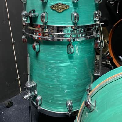 Tama Starclassic Surf Green Silk Walnut/Birch 3-pc + snare image 3