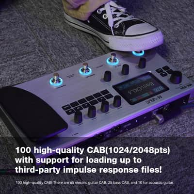 M-vave MK-300 Multi-Effects Guitar Bass Pedal with 360+ Effects IRS Delay, Reverb, Modulation, Preamp, AMP Model, 160 Preset Storage, Built-in 300' LOOPER 128 Drum Machine (Price includes the import duty for US buyer) image 8