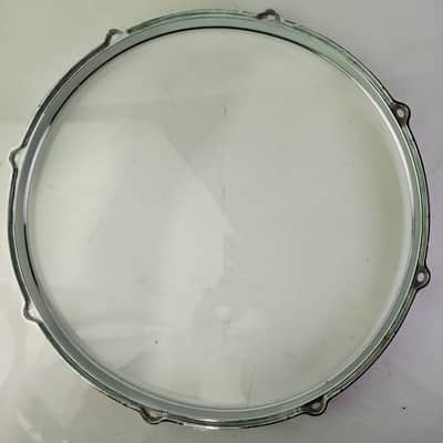 Gretsch 16"Die-Cast 8Lug Floor Tom Drum Rim Hoop Vintage 70s Chrome SSB StopSign image 6