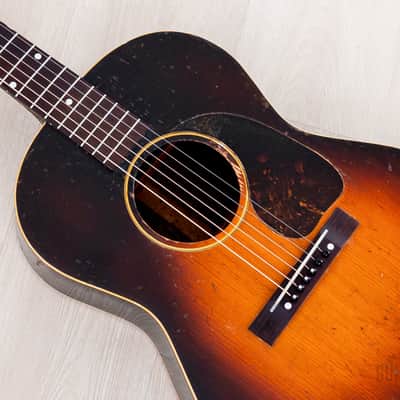 1944 Gibson Banner Logo LG-2 Vintage Wartime Acoustic Guitar w/ Case image 7