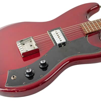 1965 Guild S-50 Jet Star Cherry Red #44419 image 2