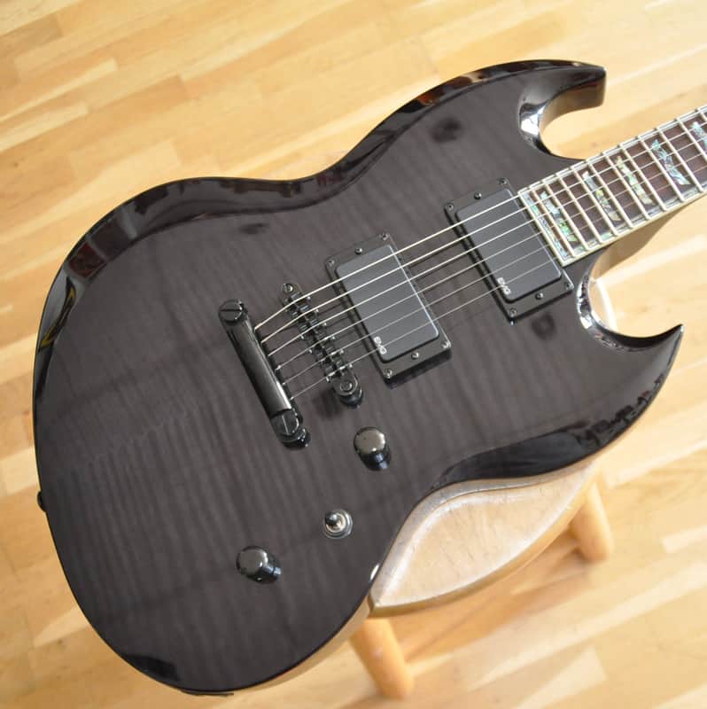 ESP LTD VIPER 1000 FM STBLK See Thru Black / Viper-1000 Deluxe Series / Made In Korea / from 2004 / W0404979 image 1