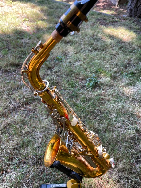 King 660 Alto Saxophone (USA) – Player‑Grade, Needs Setup – Original Hardshell Case + Soft Case + Stand image 1