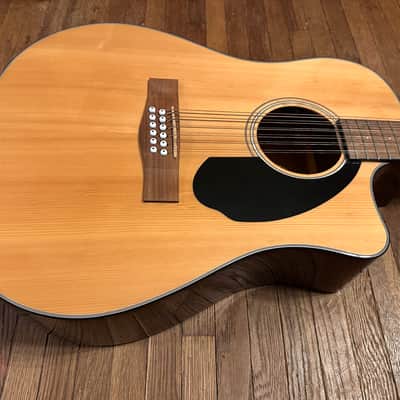 Fender CD-60SCE Dreadnought 12-String Acoustic Electric with Fender Acoustasonic 15 Chorus Amp image 6
