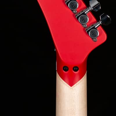 EVH Striped Series 5150 Maple Fingerboard Red with Black and White Stripes (377) image 6