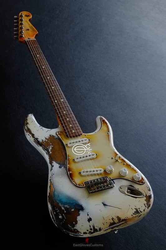 Fender Stratocaster Olympic White Heavy Aged Relic image 1