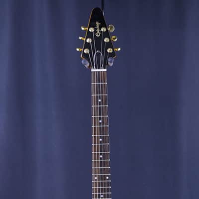 Epiphone '58 Korina Flying V 2023 - Aged Natural (White Pickguard) image 3