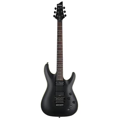 Schecter Demon-6 FR-S Electric Guitar, Aged Black Satin image 3