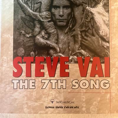 Steve Vai - The 7th Song - Guitar and Bass tab / tablature Book - Japan image 1