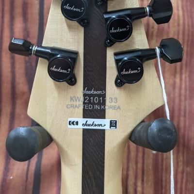 Jackson Professional Series Dinky, DK Modern Black White Ash FR6 - DEMO image 6
