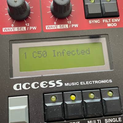 Access Virus A Desktop Digital Synthesizer 1997 - 1999 - Black / Red image 11