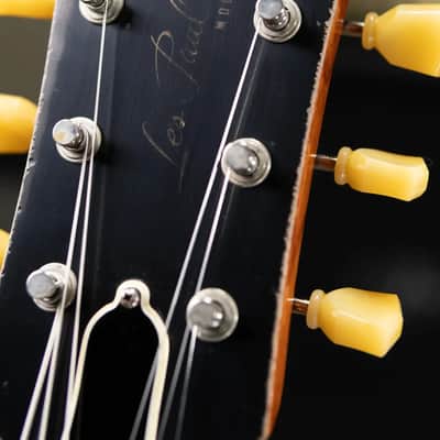 Gibson Custom Shop Limited Edition 1959 Les Paul Standard Reissue Murphy Lab Electric Guitar - Faded Peach Burst Heavy Aged with Hardshell Case image 10