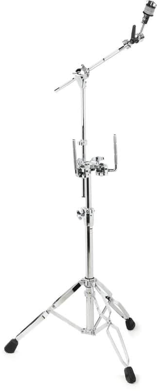 DW DWCP9934 9000 Series Heavy Duty Double Tom/Cymbal Stand with Cymbal Boom Arm image 1