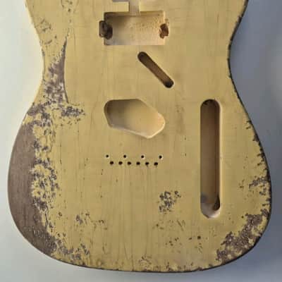 MJT Official Custom Vintage Aged Nitro Guitar Body Mark Jenny VTT Butterscotch image 1