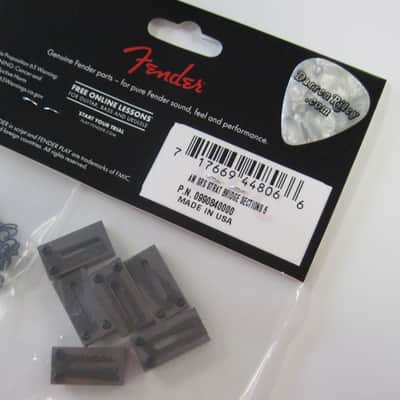 Fender USA Standard Stratocaster Telecaster Bridge Saddles 0990840000 image 2