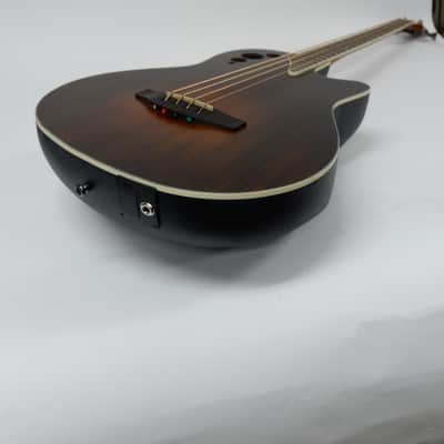 Ovation Applause Elite Acoustic Bass Guitar Mid Depth Vintage Varnish Satin AEB4-7S image 7