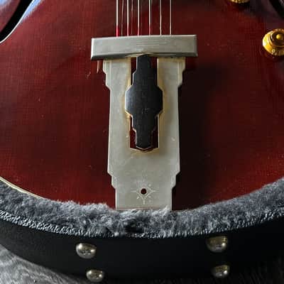 1997 Gibson L-4 CES Winered Spruce Top Figured Maple Back & Sides image 7