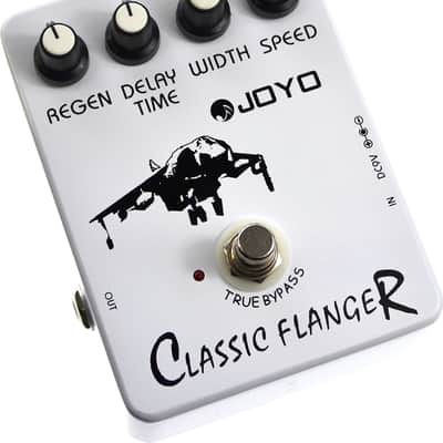 Joyo JF-07 Classic Flanger Pedal US Dealer w/ 2 Patch Cables image 1
