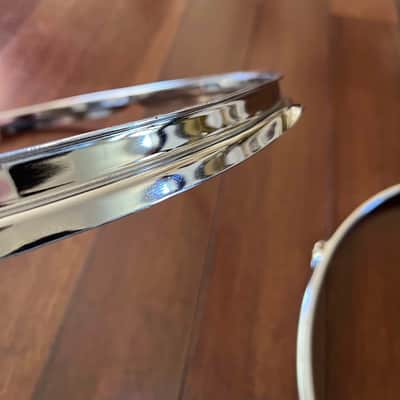 Ludwig 18 inch 1.6 triple flanged hoops 1970s - chrome image 2
