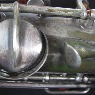 Conn Alto Sax, Vintage, Silverplate ?? 1924/25 ?? Silver image 18