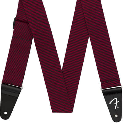 Genuine Fender 2" Modern Tweed Guitar Strap - Black / Red - 099-1445-406 image 1