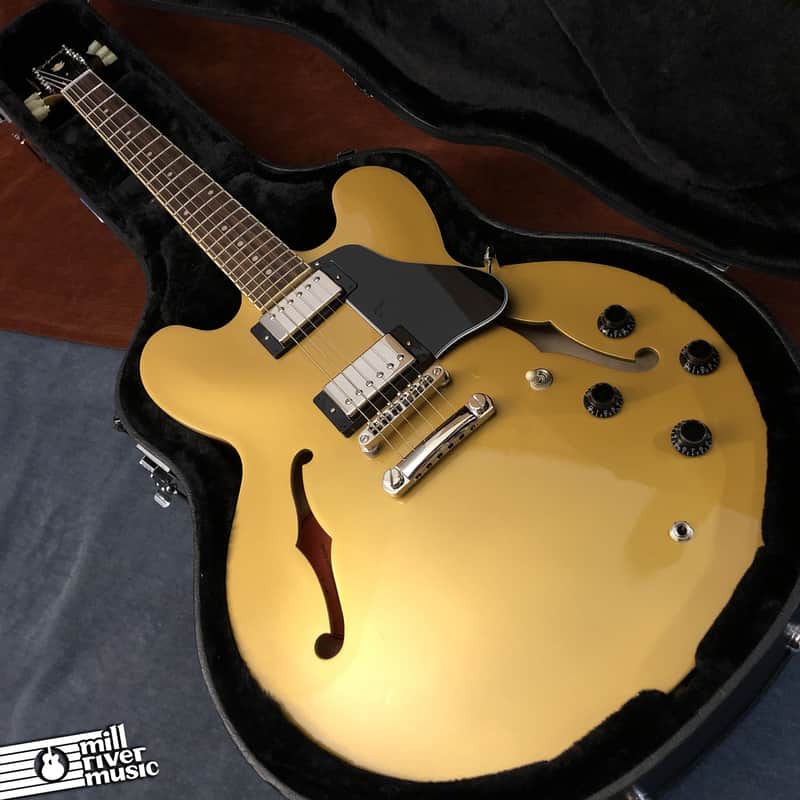 Epiphone ES-335 IG Inspired by Gibson Semi-Hollow Gold Top 2021 w