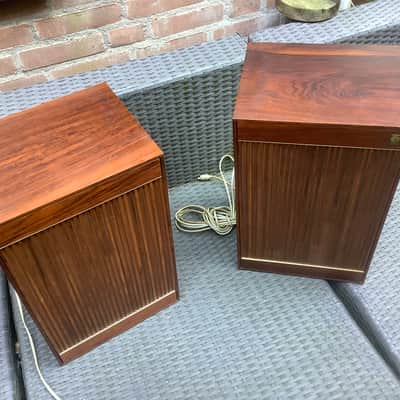 Svenska SINUS Swedish Design 60’s 70’s Sinus 1017 speakers loudspeakers Gorgeous wood look image 10