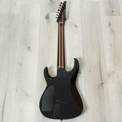 Legator X Series Ninja X7F Multi-Scale 7-String Guitar, Roasted Flame Maple Fretboard, Magma image 5